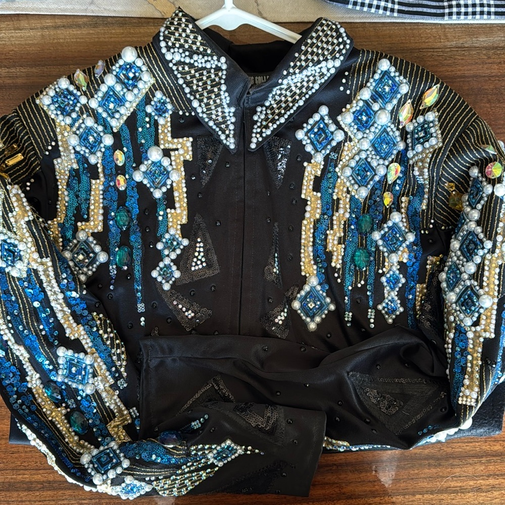 Beaded western show jacket